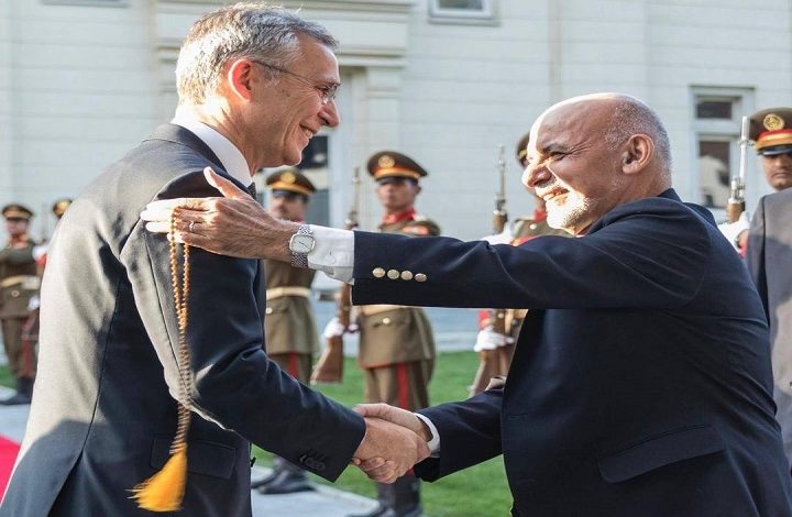 Ghani With Nato Sg