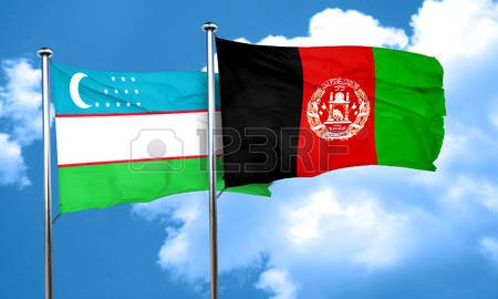 Afghan Uzbekistan Flag