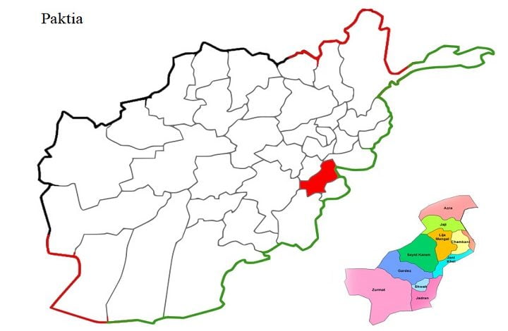 Paktia Map