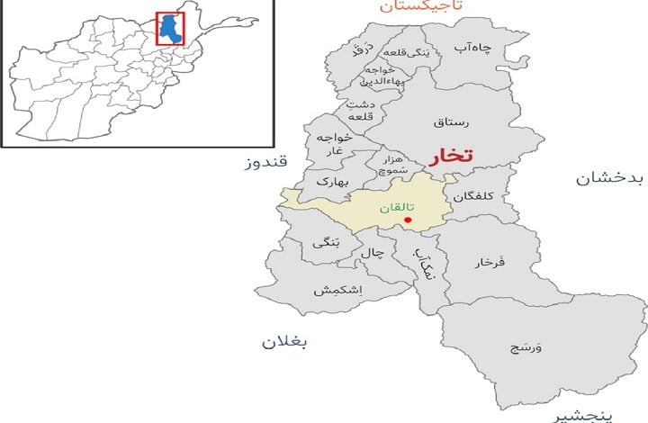 Takhar Map
