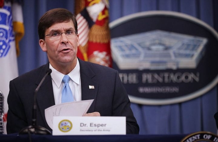 Army Secretary Mark Esper Delivers Major Announcement On Army Futures Command