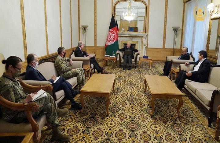American Ambassador With Ashraf Ghani