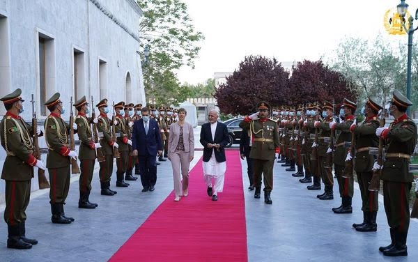 Presedent Ghani Welcome Estonia Presedent