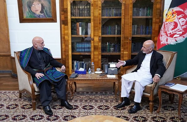 Ashraf Ghani And Hamed Karzai
