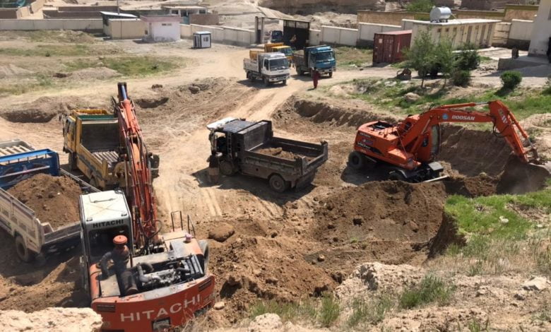 آغاز .کار ساخت و ساز پروژه شفاخانه نسایی ولادی مرحوم جنت گل خان در کابل ع بصیر (2)