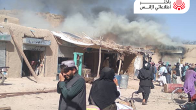ده‌ها دکان در آتش‌ سوزی در ارزگان طعمه حریق شد