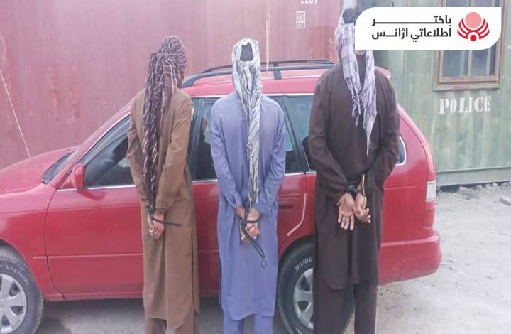 بازداشت سه تن به اتهام دزدی و راهزنی در پکتیا
