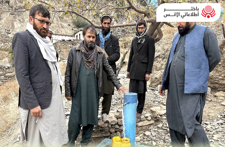 تکمیل و بهره برداری یک شبکه آبرسانی در نورستان