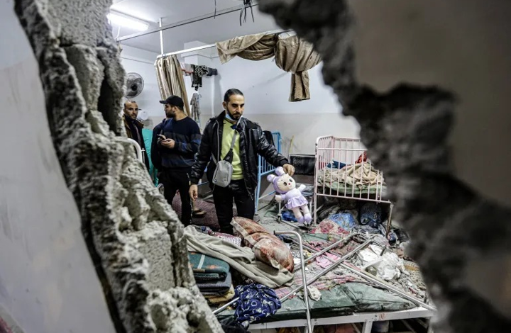 حمله بر یک  کمپ بی‌جا شدگان در غزه، هفتاد تن به شهادت رسیدند
